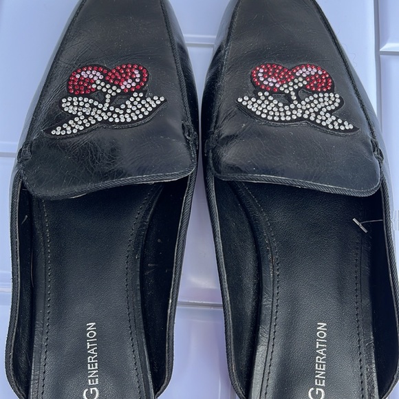 BCBGeneration Susanna Cherry Embellished Mule/Clogs/Shoes SZ 9.5B nwot - Picture 12 of 13
